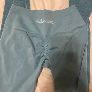 Alphalete Ombre Leggings - Ocean